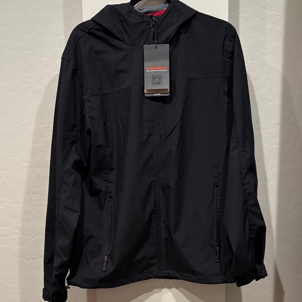 Hawke & Co Men's Black Windbreaker